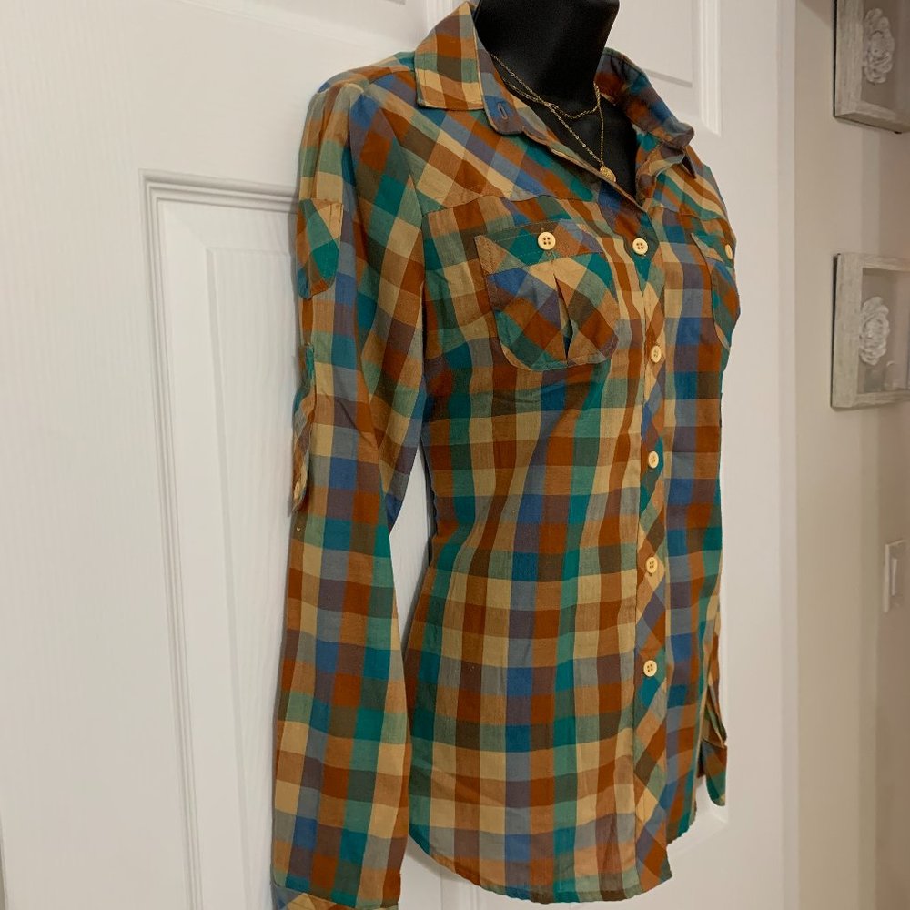 Sultra Junior´s Multicolor Button Down Shirt, Size 13